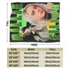 Aesthetic Bootleg B-Billies Eilish Hip Hop Blanket Fleece Decoration   Super Warm Throw Blankets for Sofa Office Bedspread