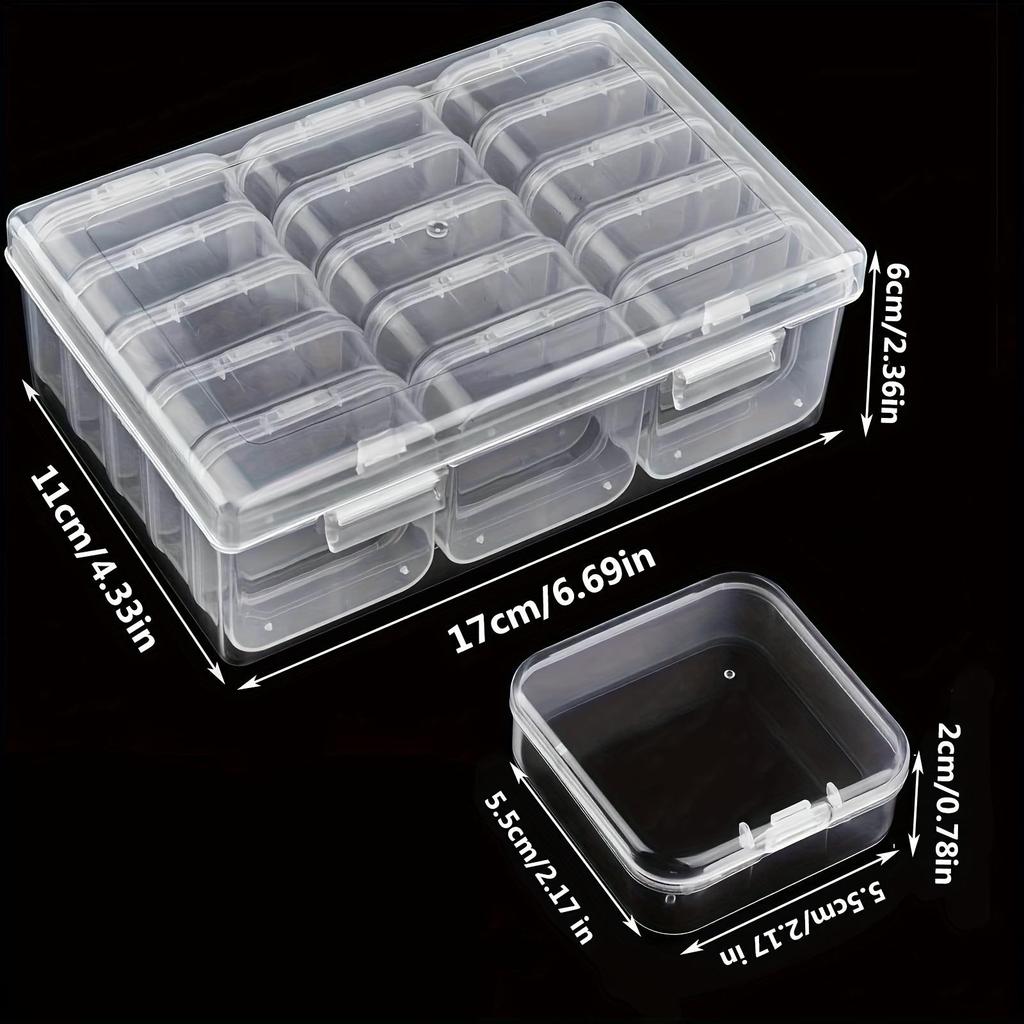 Transparent Portable Dustproof Drawer for Bead and Sundry Storage