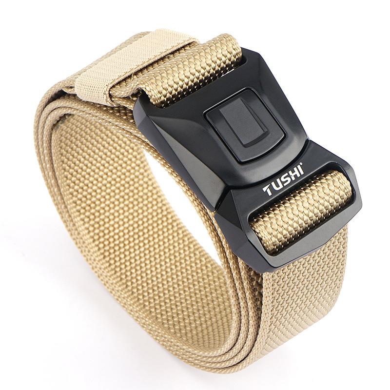 Safety Plug Nylon Waistband MenCSCombat Belt Outdoor Sports Multi-Functional Tactical