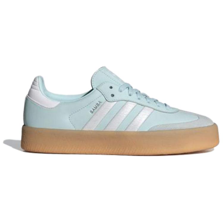 adidas Kadın Sambae Neredeyse Mavi Gümüş Metalik Sakız Kadın Spor Ayakkabıları Bulut Beyazı ID0435