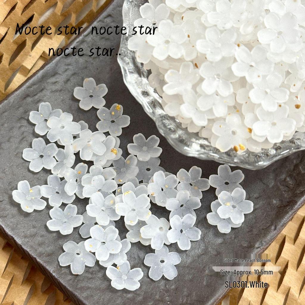 Acrylic Sakura Flower Beads: DIY Retro Hairpin Accessories