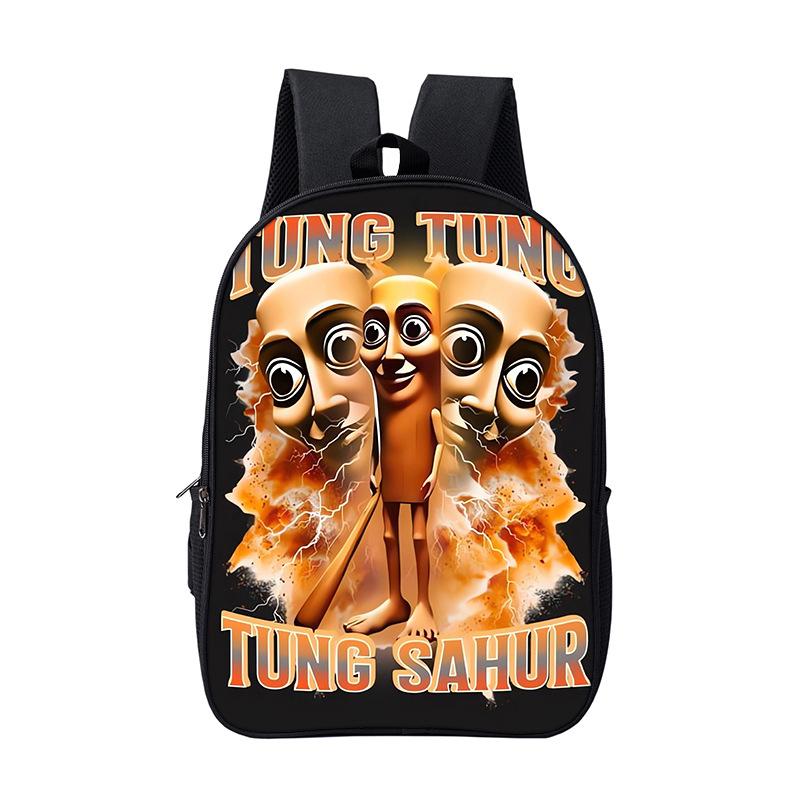 Cartoon Anime Game School Bag for Boy Girls Durable and Softback for Books Bag Italian Brainrot Children Backpack