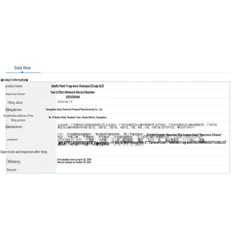 Adolph Plant Fragrance Anti-Dandruff Hair Care Set