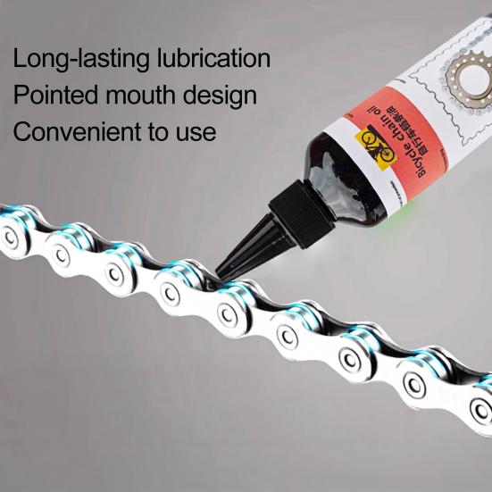 100 ml Fahrradkettenschmiermittel, langlebiges Mountainbike-Kettenschmiermittel, Reibungsreduzierung, Rennrad-Schmierkettenöl, Fahrradwartungszubehör
