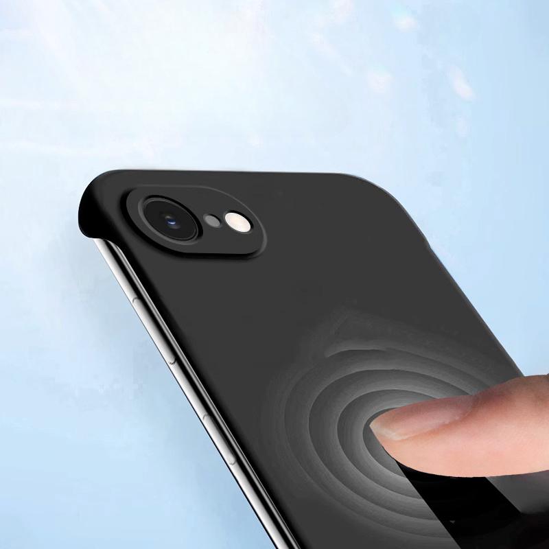 16E Ultra-thin Frameless Phone Case for iPhone 16 E 16 Pro Max 16 Plus Matte Hard PC Protection Back Cover Shell For Apple 16 Pro 16+ Candy Color Case