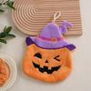 Halloween Hand Towel Soft Absorbent Handkerchief Cute Cartoon Ghost Capibara Pumpkin Hand Towel Bathroom Hanging Hand Towels