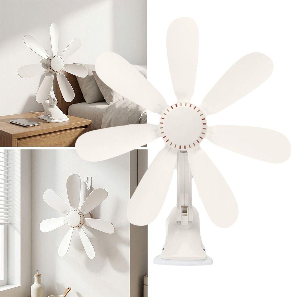 Strong Wind Portable Clip Fan Powerful Airflow Mini Quiet Fan Small Personal Cooling Fan  Bedroom