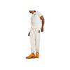 Puma X The Smurfs Collaboration Letter Cartoon Embroidery Lace-Up Elastic Cuffed Knitted Sports Pants Men Pants Beige 622193-99