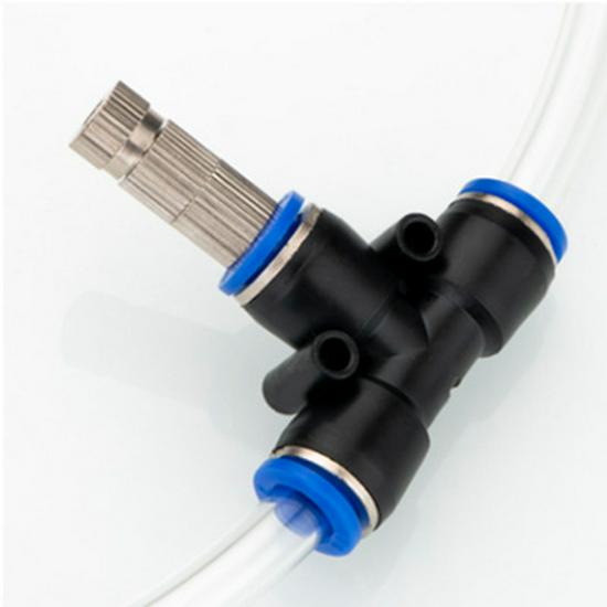 Quick-Connect Low-Pressure Atomizing Nozzle: Cooling, Humidification, Mist Dust Control, Outdoor Cooling, Aquaculture, Disinfection