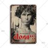 Retro Vintage Rock N Roll Band Metal Tin Sign - The Doors ZZTOP Queen Music Poster, Wall Decor Plaque Plate