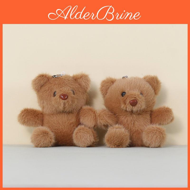 Cute Teddy Bear Plush Charm With Short Pile Fur For Bag Decor And Gifts