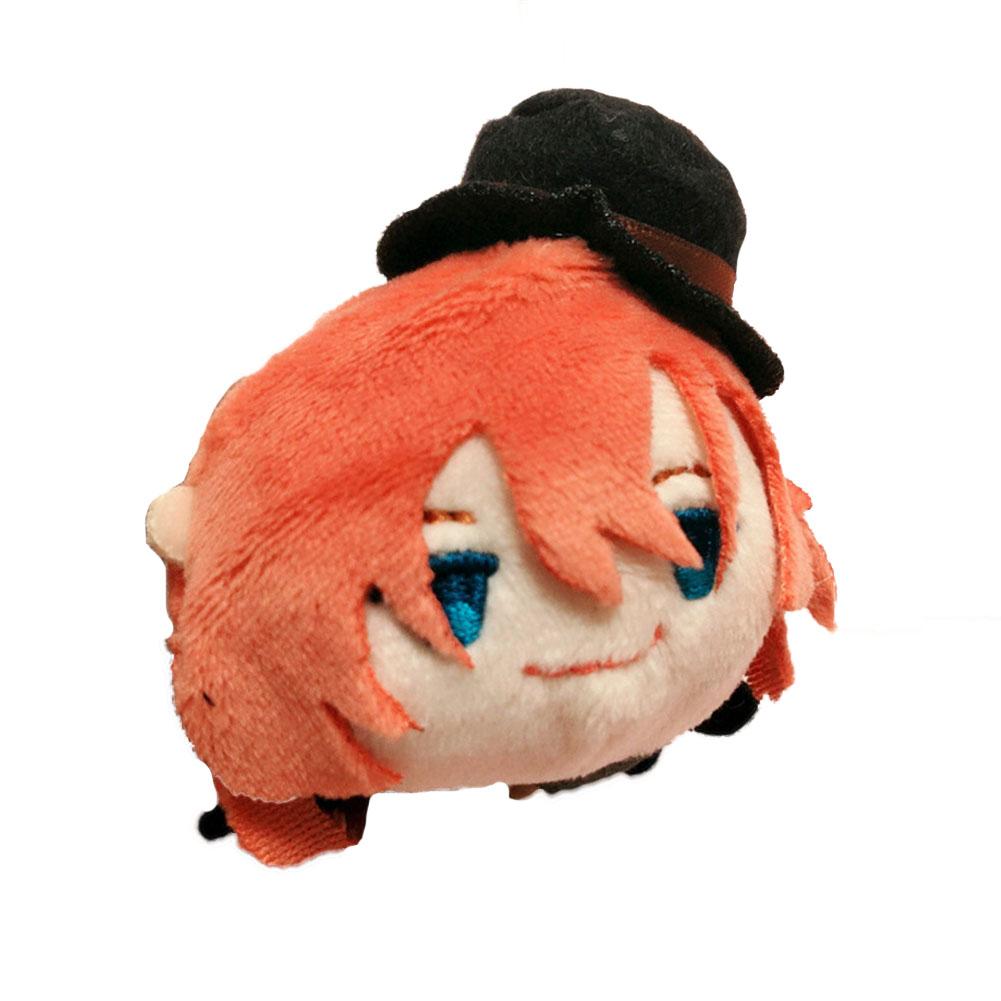 Anime BSD Plush Doll Dazai Osamu Nakahara Chuuya Toy Mini Cute Cosplay Toy Party Small Ornament Bed Decoration Pillow Gift Kids