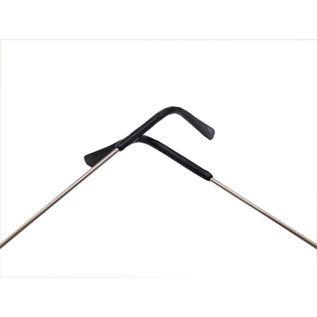 RSINC Full-Rim Metal frame/eyeglass/Spectacle, Optical, For Men And Wome ,Silver-Black 7692 Ib-7 7692 Full Rim Silver-Black IB-7