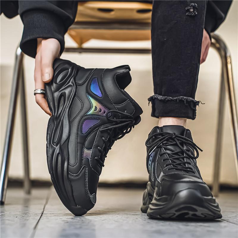 Модные новые мужские повседневные спортивные туфли большого размера — фото 5