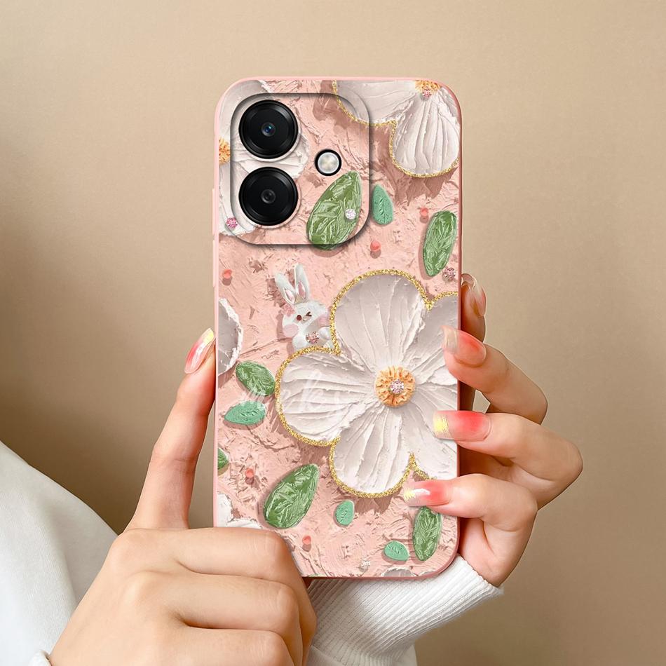 Per Oppo A3 Pro A3X A40 A80 Custodia per Telefono Creativa Protezione Completa Cover Posteriore Per Oppo A 3 OppoA3 4G 5G Morbido Silicone Liquido Fundas
