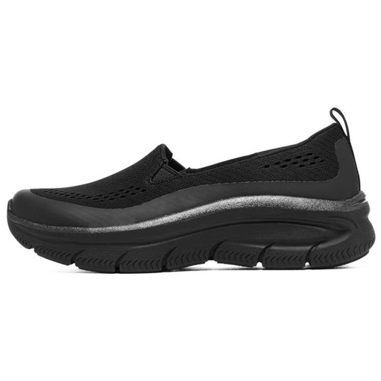 Skechers Modern DLux Спортивные Удобные Прочные Дышащие Низкие Повседневные Кроссовки Женские Черные 158579-BBK 39.5