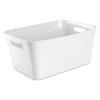 3 Pack Large Storage Bins Plastic Containers with Handles Organizing Closet Kitchen Bathroom Living Space