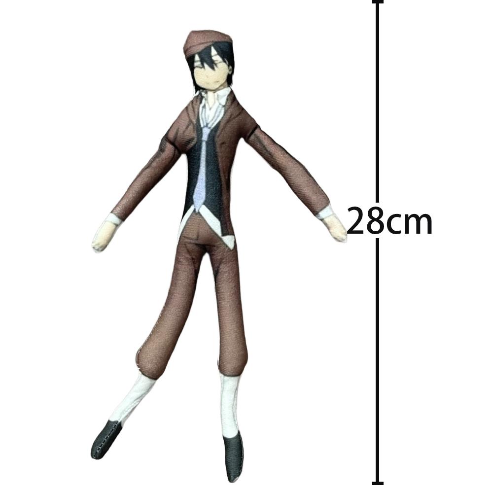 Anime Nakahara Chuuya Dazai Osamu Plush Nakahara Chuuya Plushies Doll Slender Twistable Shape Stuffed Toys Room Decoration Gift