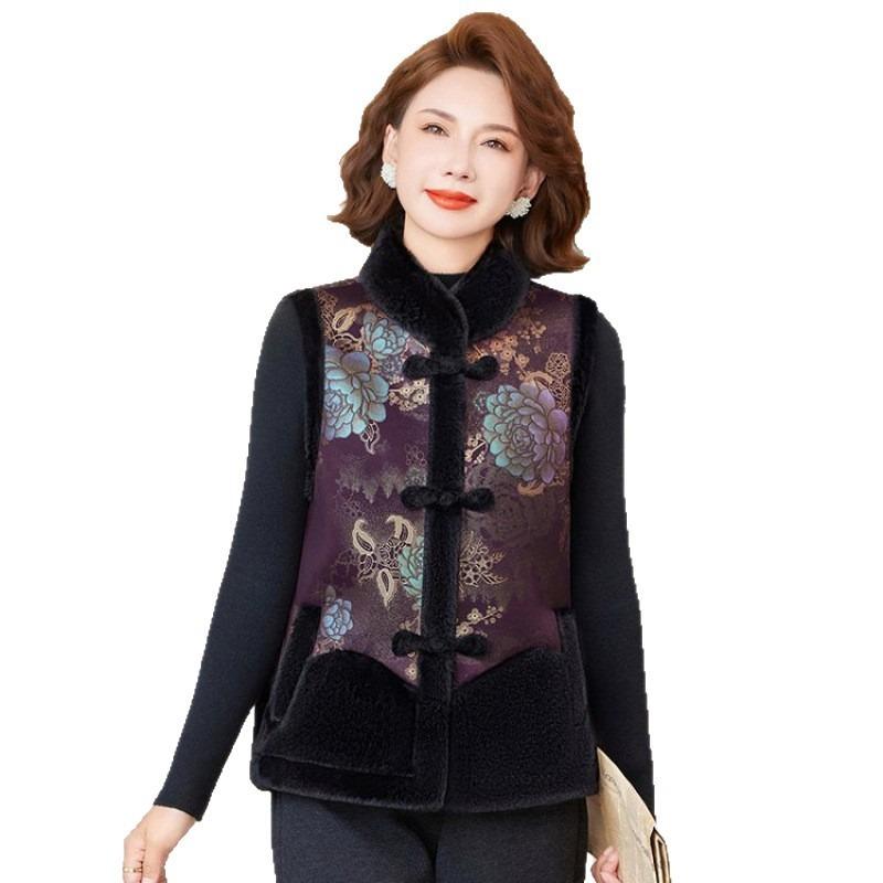 Women's New Vest Fleece Autumn and Winter Thickened Women's Vest Jacket