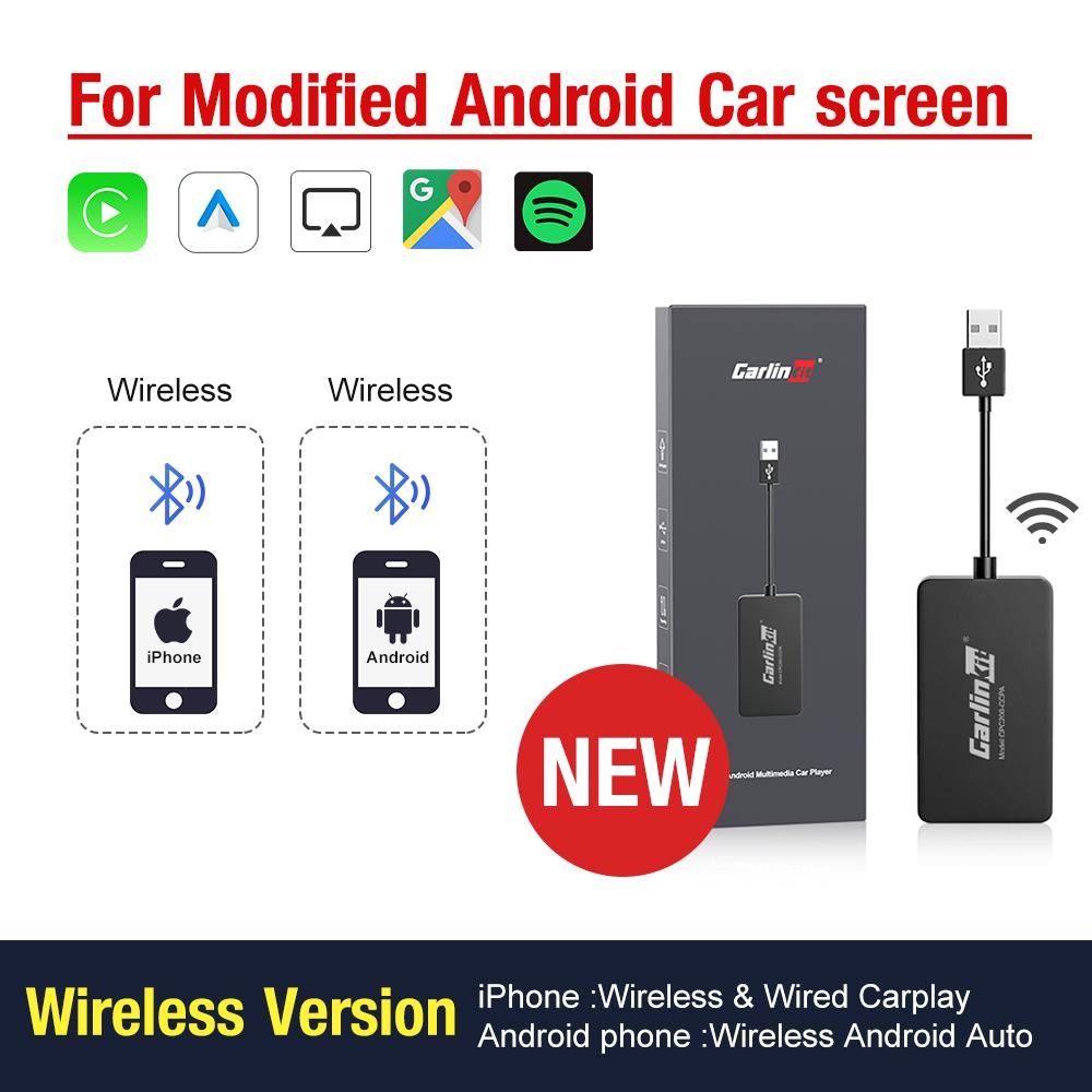 Carlinkit Wireless CarPlay for Android Car Head Unit Wireless Android Auto Dongle Mirror Screen Mirrorlink USB Adapter CCPW CCPA for android car