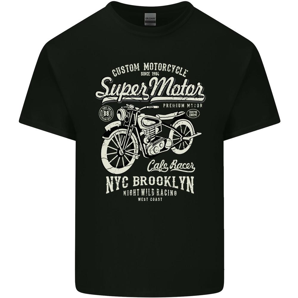 Super Motor Cafe Racer Motorcycle Biker Mens Light Cotton T-Shirt Unisex T-Shirt XXXXL