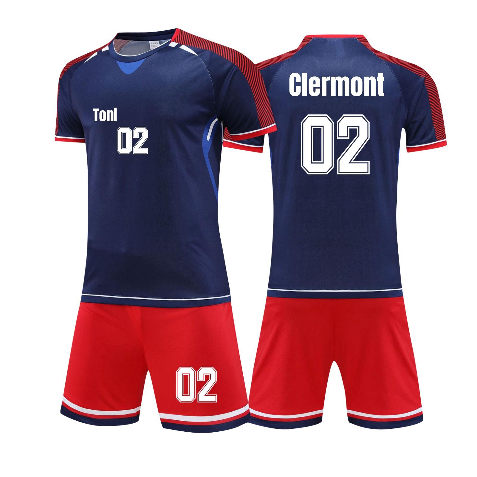 

Personalised Shirts Kit Mens Girls With Name Number Custom Football Jerseys For Boys Training Suit
