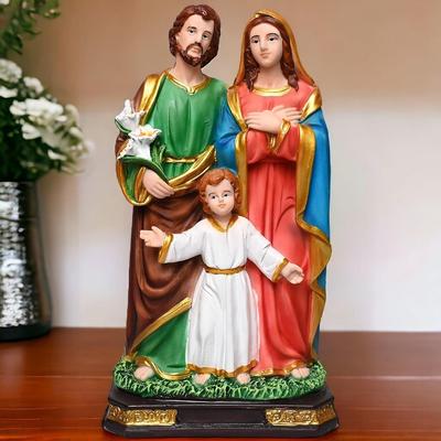 Nové katolické sochy Svaté rodiny o rozměrech 28 cm nebo 30 cm pro domácnost/obývací pokoj/modlitební místnost/dárky
