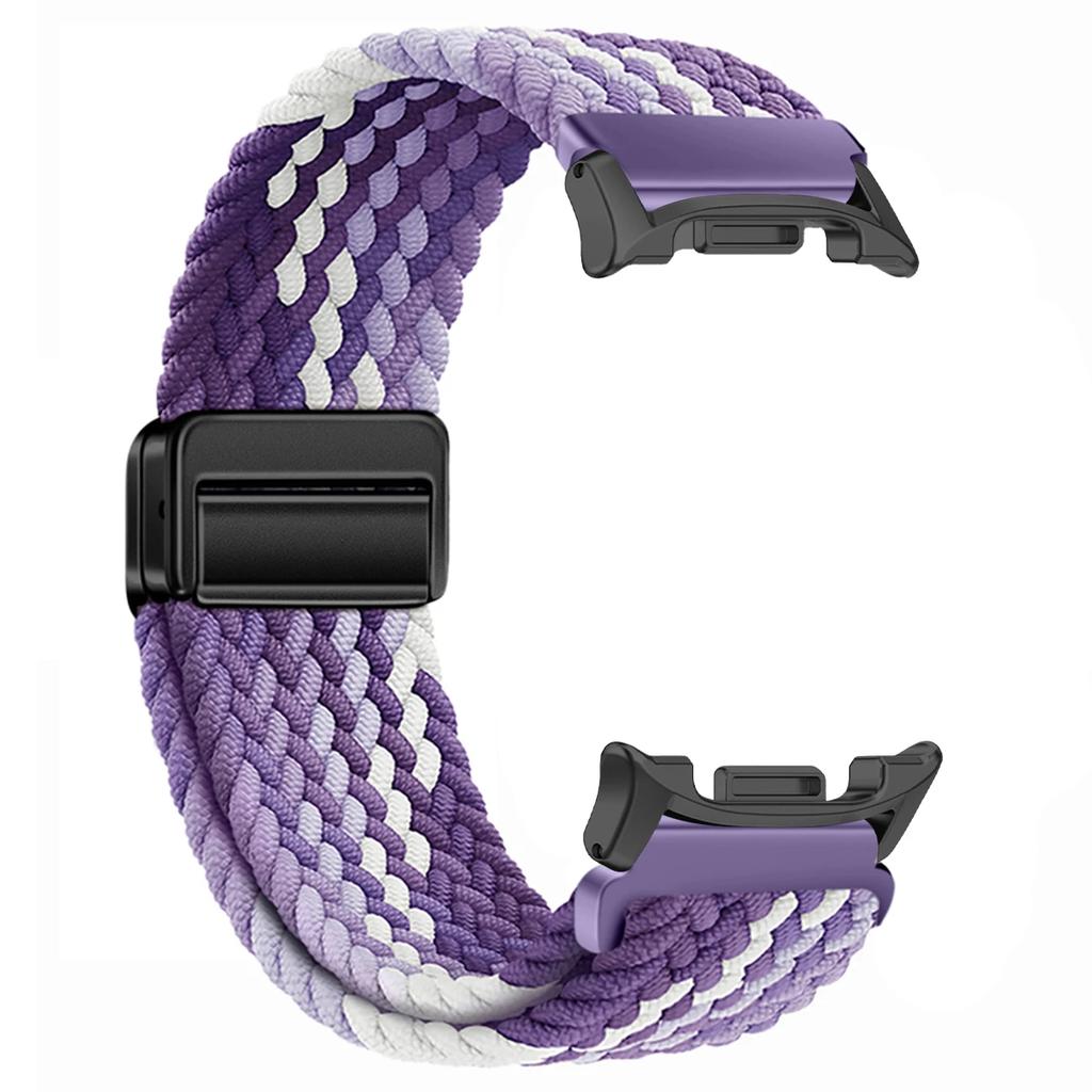 1 st Magnetiskt armband för Samsung Galaxy Watch 8 Band 40/44mm Sport Flätat Loop för Galaxy Watch 8 Classic/Ultra 2025 Band
