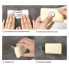 2PCs Strong Soap Shelf Magnetic Base Quick Installation On Tile Glass Or Steel Areas