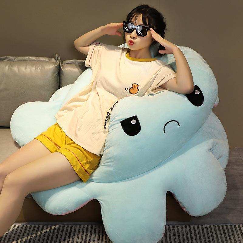 oversized flipped octopus, flipped octopus throw pillow, octopus doll plush toy double-sided octopus doll girl