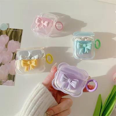 Gradient Bow Earphone Protective Cover for Apple AirPods Pro 1/2 Generation