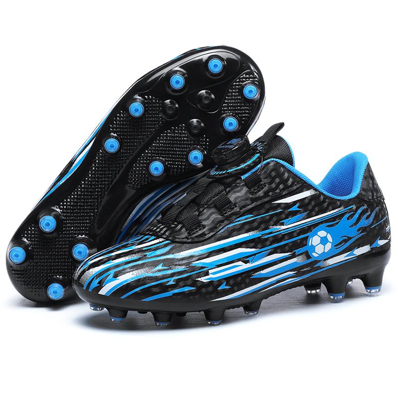 2026 Kids Soccer Football Boots FG Cleats Unisex School Training Non-Slip Breathable Outdoor Athletic Shoes for Boys Girls