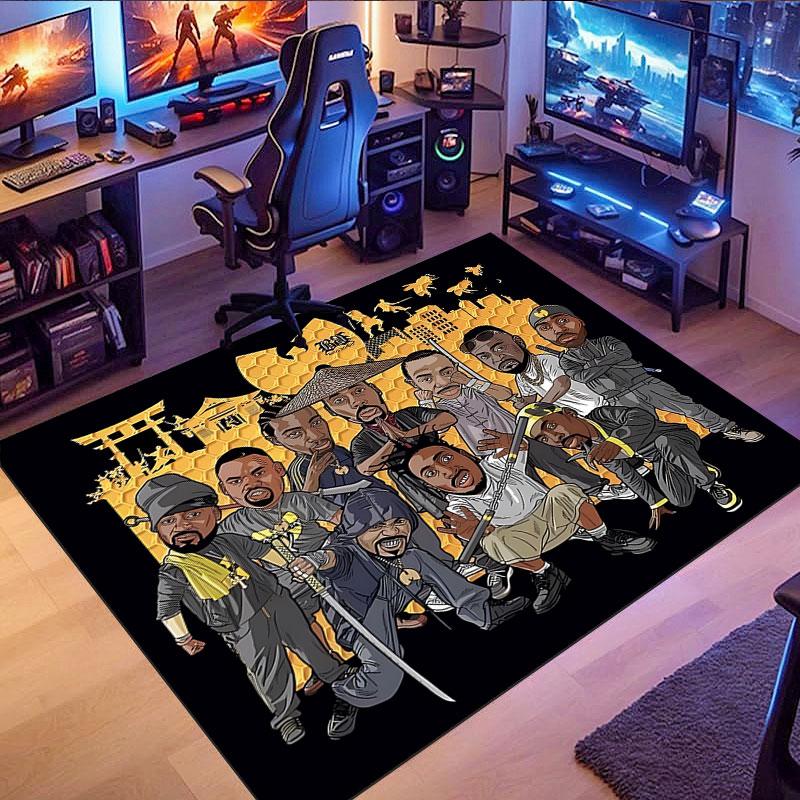 Hip-hop Style Patterned Rug, Suitable for Living Room, Bedroom, Game Room, Computer Room and Home Décor.