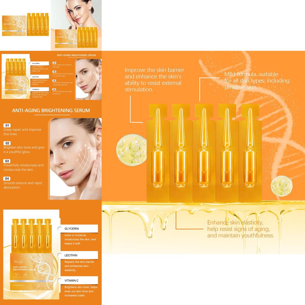 Hoygi Brightening Serum Nourishing Moisturizing Hydrating Youthful Skin Elixir 40ml