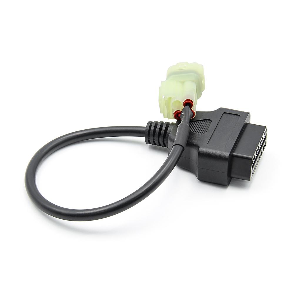 HONDA 4-Pin Stecker auf 16-Pin Buchse OBD2 Stecker Motorrad Motobike Verlängerungskabel