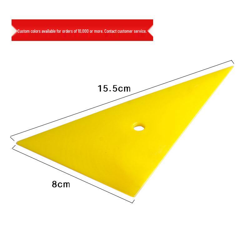 Cross-Border Car Wrapping Tools: Soft Triangle Squeegee for Color Change Film Edge Trimming.