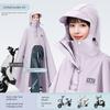 Impermeabile per Scooter Elettrico da Donna, Monoposto, Lungo, Integrale, Antitempesta, Extra Large e Spesso, Poncho Impermeabile per Guidare