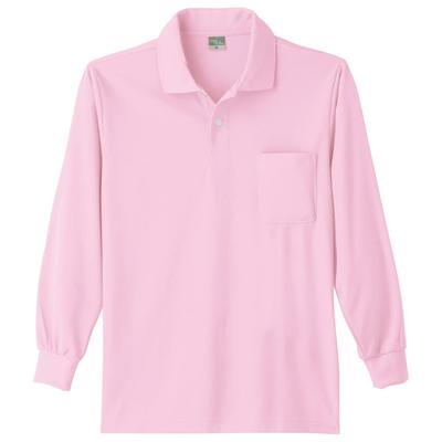 Oguraya POLOIZM 9007 DRY Langarm-Polo Größe S Hemd, Rosa, (9007-13-S)