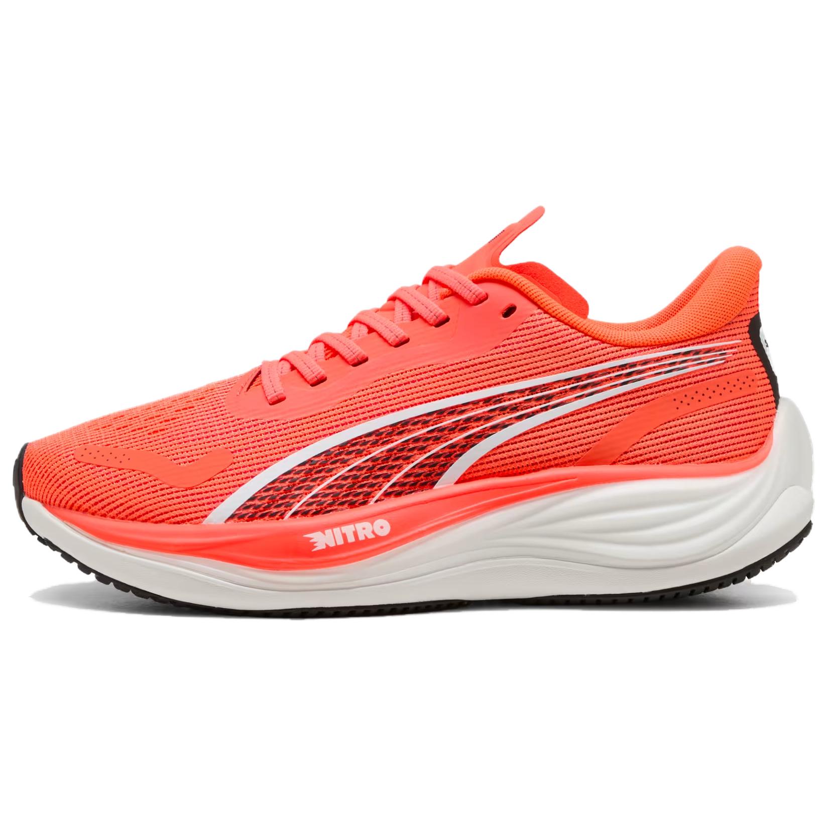 PUMA Velocity NITRO™ 3 Slip Resistant Abrasion Resistant Low top Casual Running Shoes Women s Red 377749-22 40