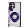 Applicable to Samsung S26Ultra mobile phone case, transparent airbag anti-drop bracket, magnetic suction S25FE electroplating hard case A07 guarantee