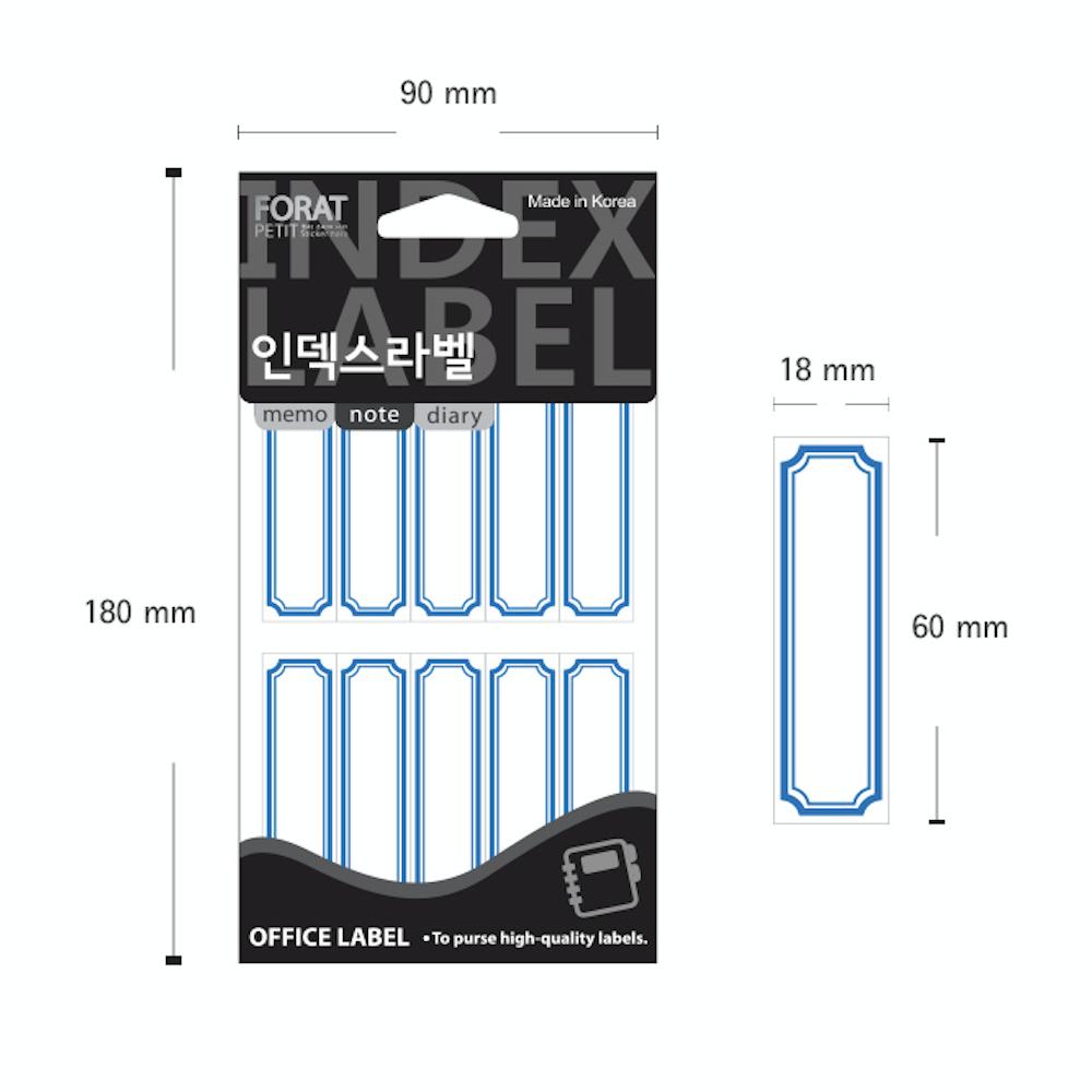 Petit Fancy Etikettenaufkleber (je 10 Stück) Indexetiketten / Kategorieetiketten / Büroetiketten / Anhängeraufkleber / Markierungswerkzeuge / Anhänger für Index - 48 Optionen