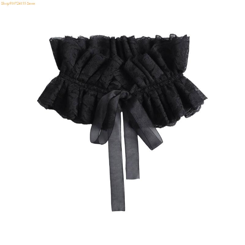 

76HE New Lolitas Women s Fashion Collar Shirt Lace Shawl Collar Vintage Collars