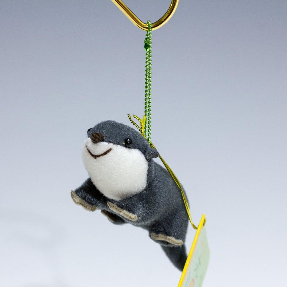 

[Naito Design Institute] Continental Walk Mascot Asian Small-Clawed Otter Total Height: Approx. 3cm