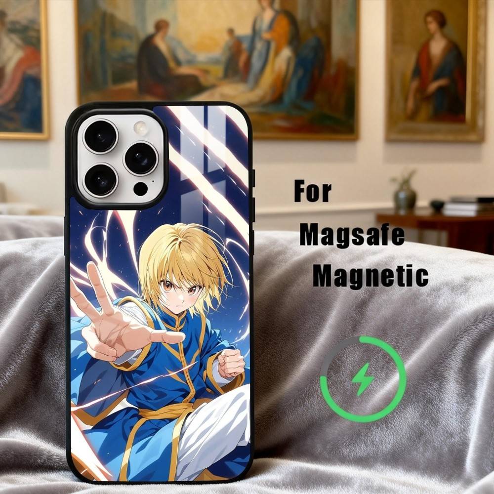 H-Hunter X H-Hunter K-Kurapika Phone Case For iPhone17,16,15,14,13,12,11 Plus,Pro Max Magnetic For Magsafe Wireless Charging