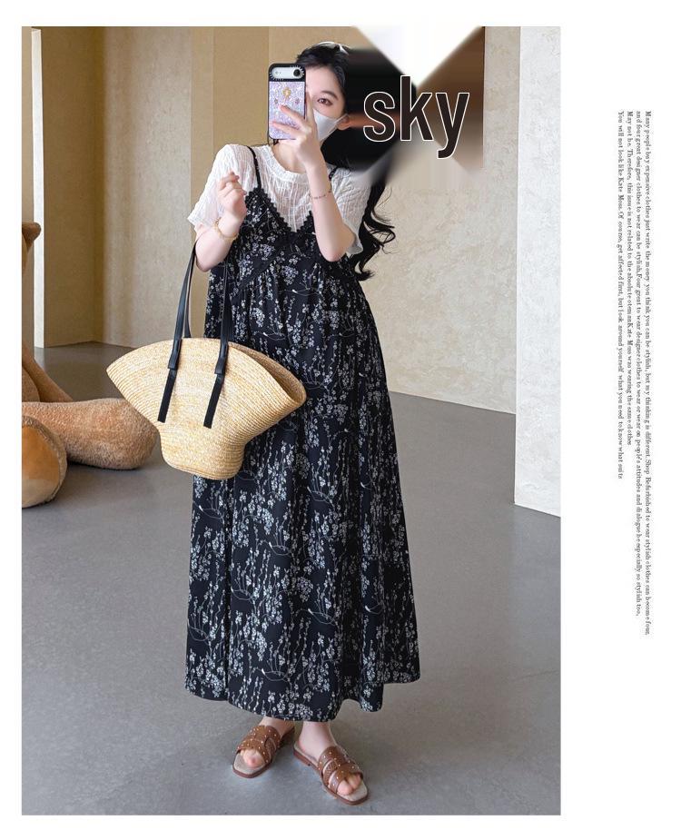 2026 Summer Minimalist Maternity Loose Two-Piece Dress
