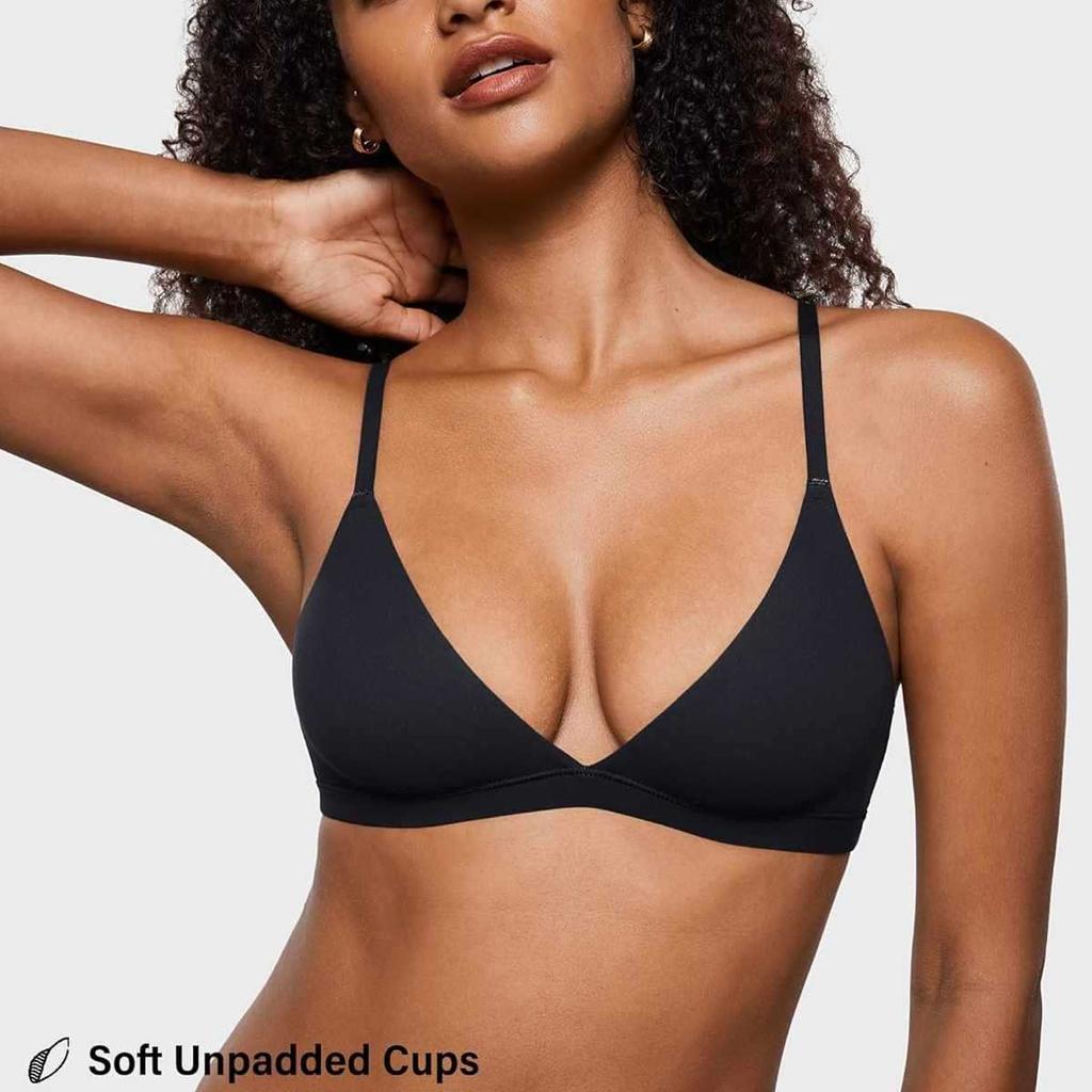 European Seamless Deep V Bra for Women Gathered Side Bust Coverage Anti-Sagging Daily Comfort Intimates