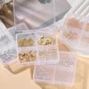 1 Box 4-Fächer 14/18 Karat Goldfarben Beschichtete Karabinerverschlüsse Offene Biegeringe Sets Für DIY Armband Halskette Schmuckherstellung Zubehör