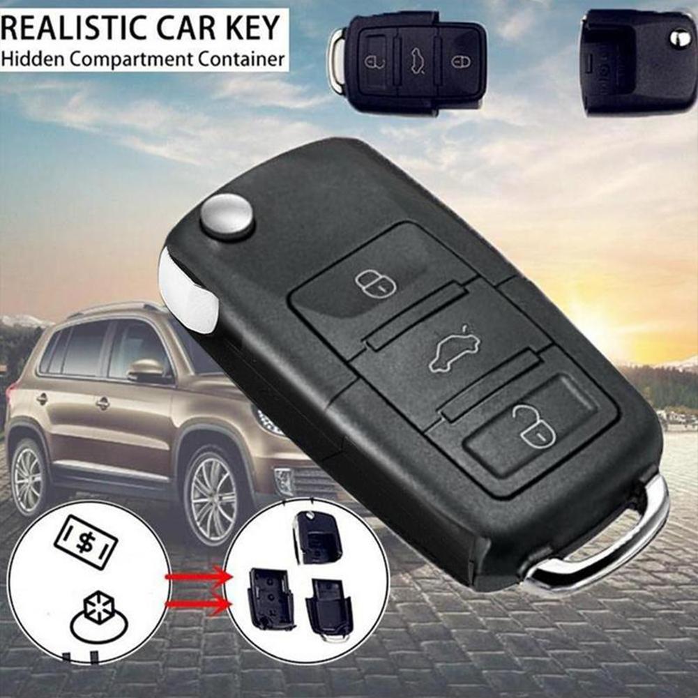 Car Key Replacement Case For Volkswagen B5 Car Remote Key Flip Folding Key Shell 3 Buttons