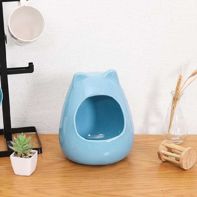 Hamster Summer Nest Small Pet Ceramic Cooling House Indoor Outdoor Pet Bed Nest