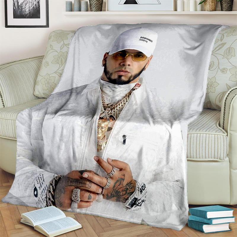 Free Anuel AA Rapero Hip Hop Singer Manta, manta suave para el hogar, dormitorio, cama, sofá, picnic, viaje, oficina, manta para niños